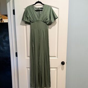 Abercrombie & Fitch Olive Jumpsuit